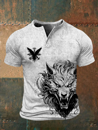 Bedrucktes T-Shirt für Herren Viking
