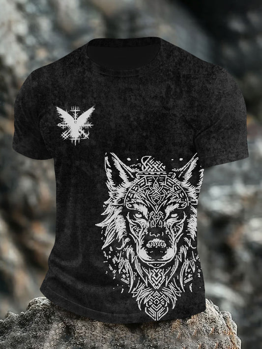Bedrucktes T-Shirt für Herren Viking