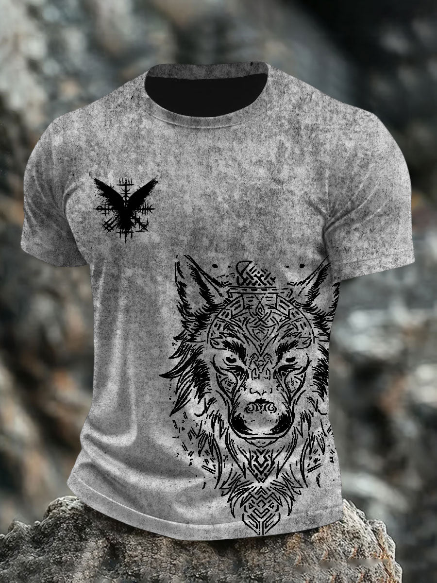 Bedrucktes T-Shirt für Herren Viking