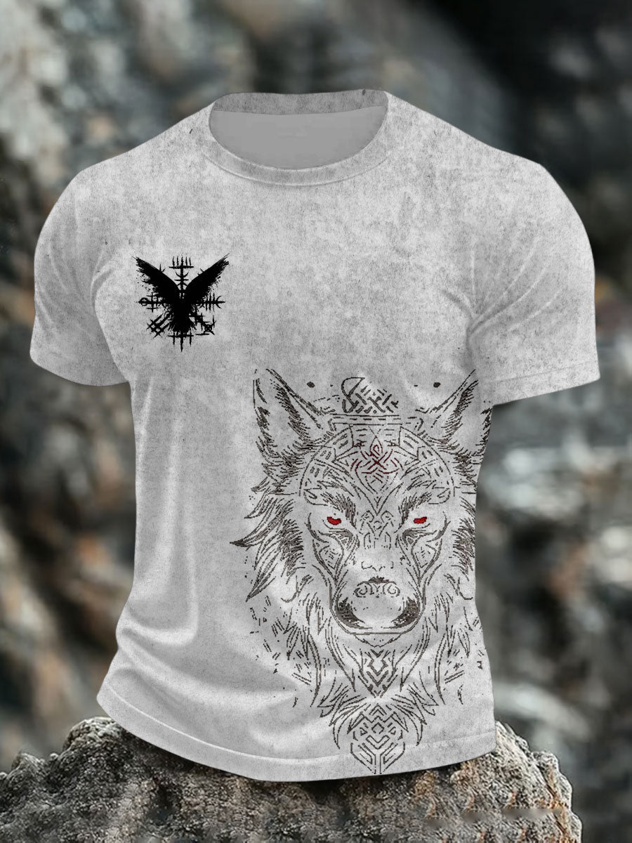 Bedrucktes T-Shirt für Herren Viking