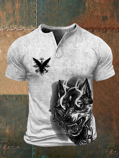 Bedrucktes T-Shirt für Herren Viking