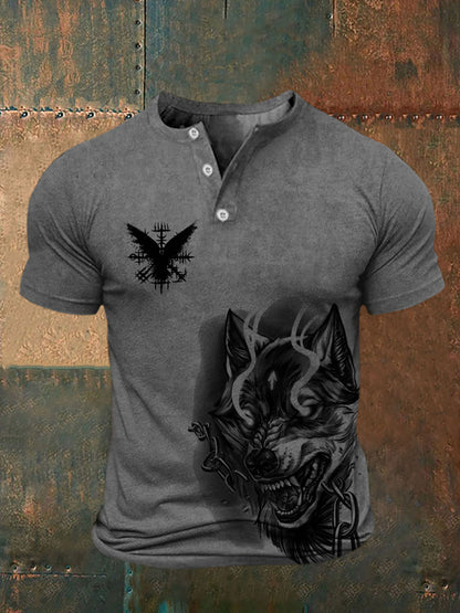 Bedrucktes T-Shirt für Herren Viking