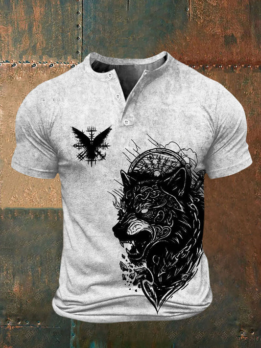 Bedrucktes T-Shirt für Herren Viking