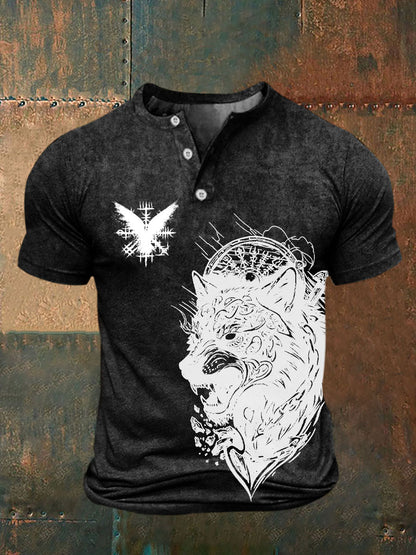 Bedrucktes T-Shirt für Herren Viking