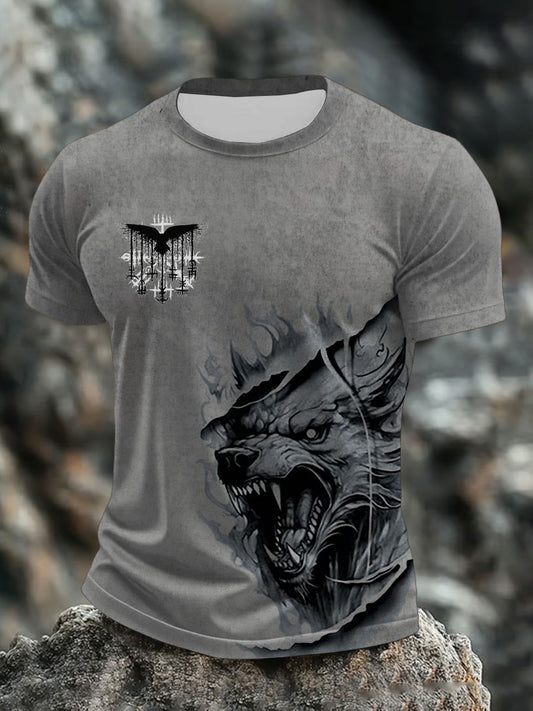Bedrucktes T-Shirt für Herren Viking