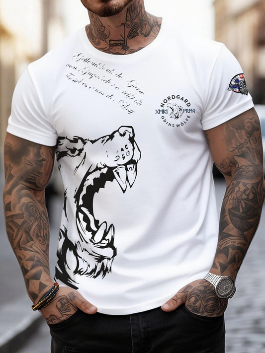 Herren Viking Wolf T-Shirts
