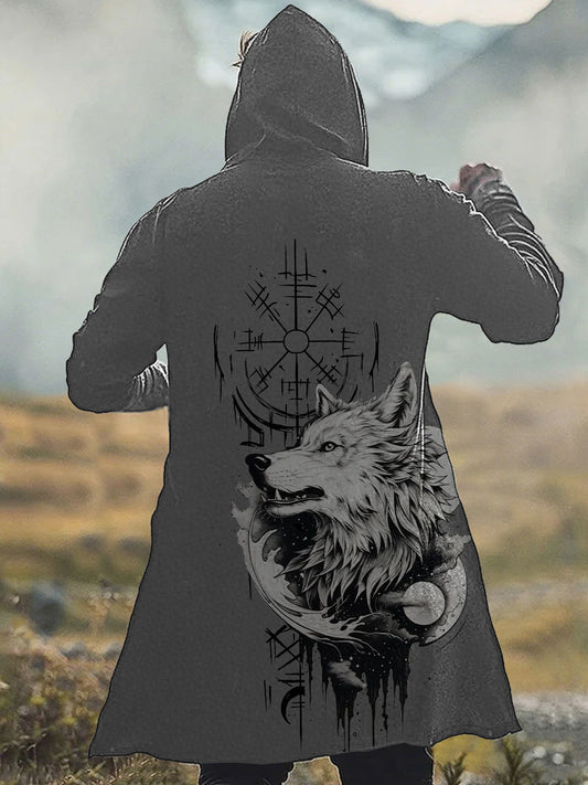Herren Loses Basic V-Ausschnitt bedrucktes Kurzarm-T-Shirt