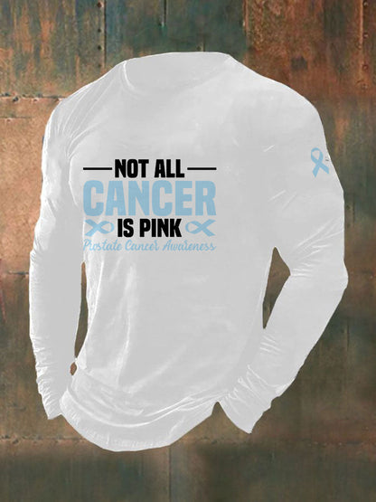 Männer Prostata krebs Bewusstsein Print Casual T-Shirt