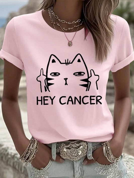 Frauen Hey Krebs F U Katze T-Shirts