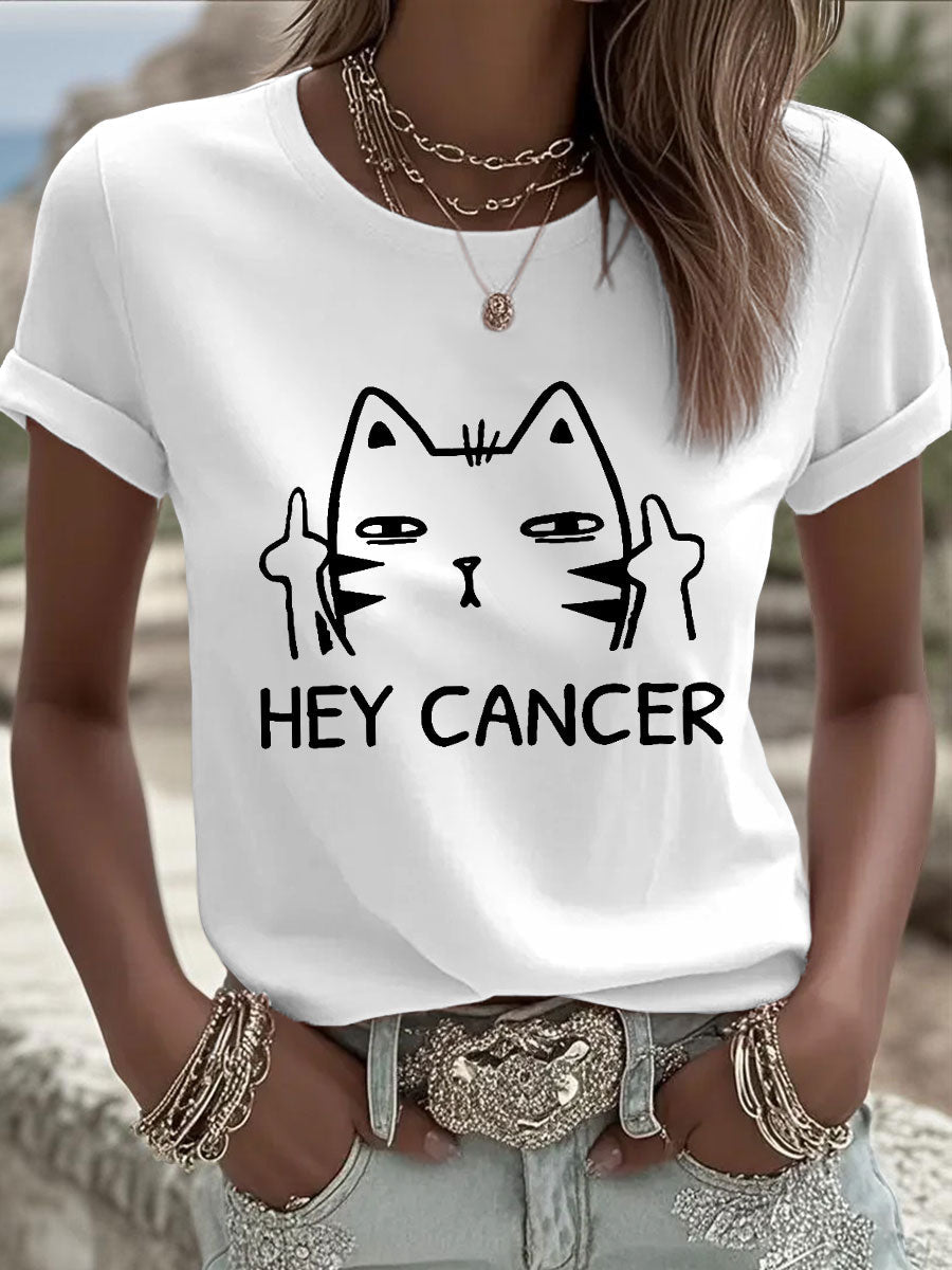 Frauen Hey Krebs F U Katze T-Shirts