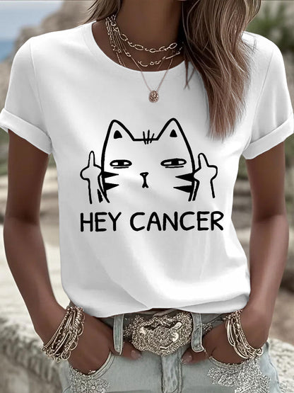 Frauen Hey Krebs F U Katze T-Shirts