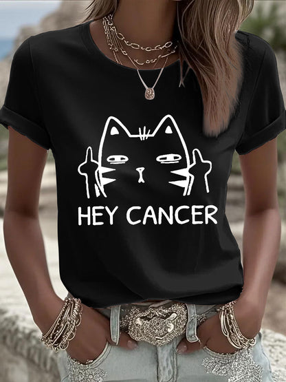 Frauen Hey Krebs F U Katze T-Shirts