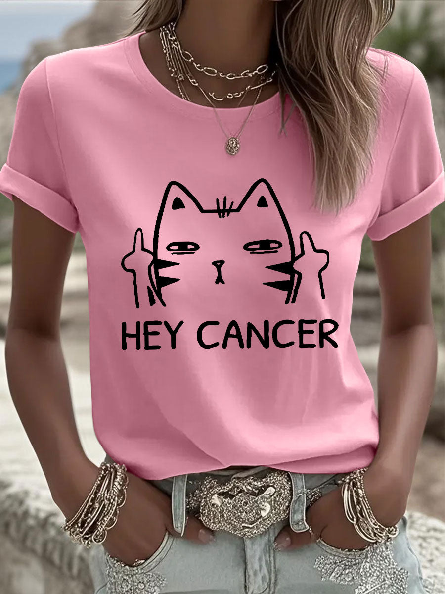 Frauen Hey Krebs F U Katze T-Shirts