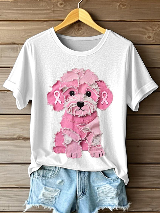 Kurzarm-T-Shirt für Damen