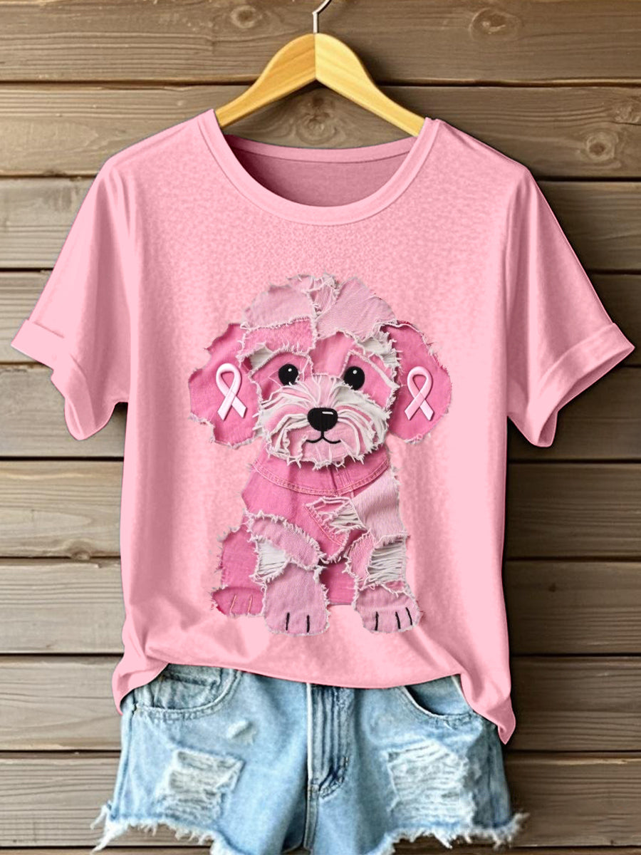 Kurzarm-T-Shirt für Damen