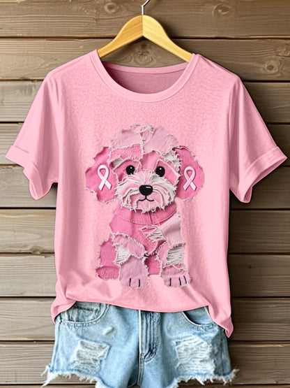 Kurzarm-T-Shirt für Damen