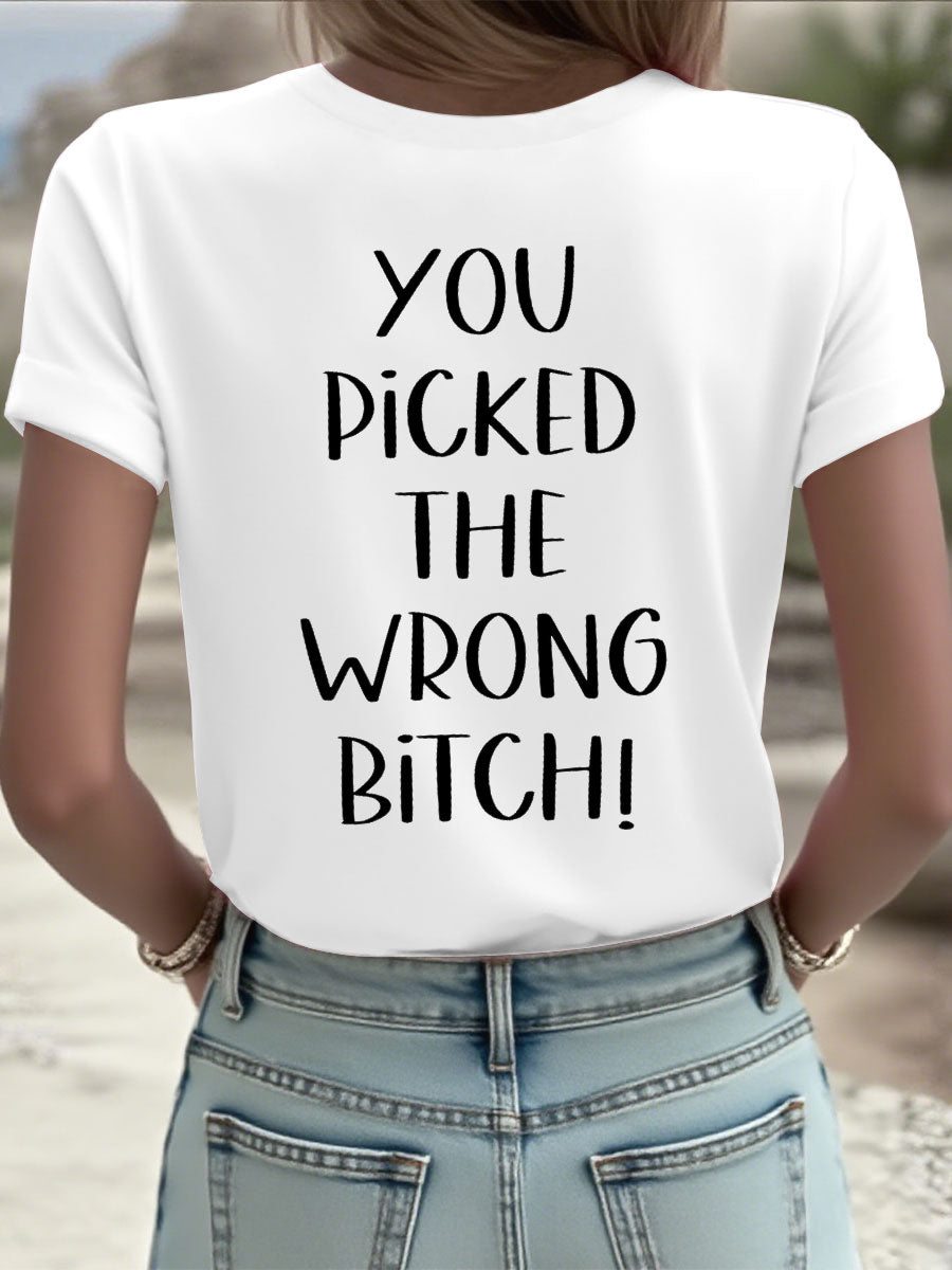 Frauen Lieber Krebs, du hast die falsche Schlampe T-Shirts ausgewählt