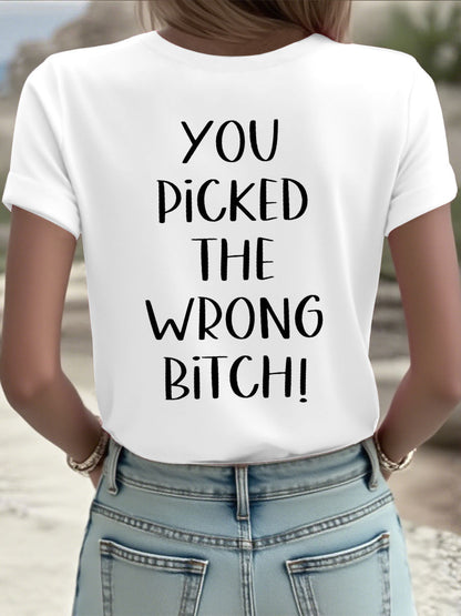 Frauen Lieber Krebs, du hast die falsche Schlampe T-Shirts ausgewählt