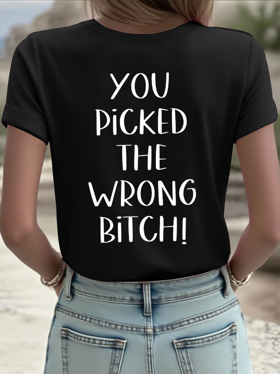 Frauen Lieber Krebs, du hast die falsche Schlampe T-Shirts ausgewählt