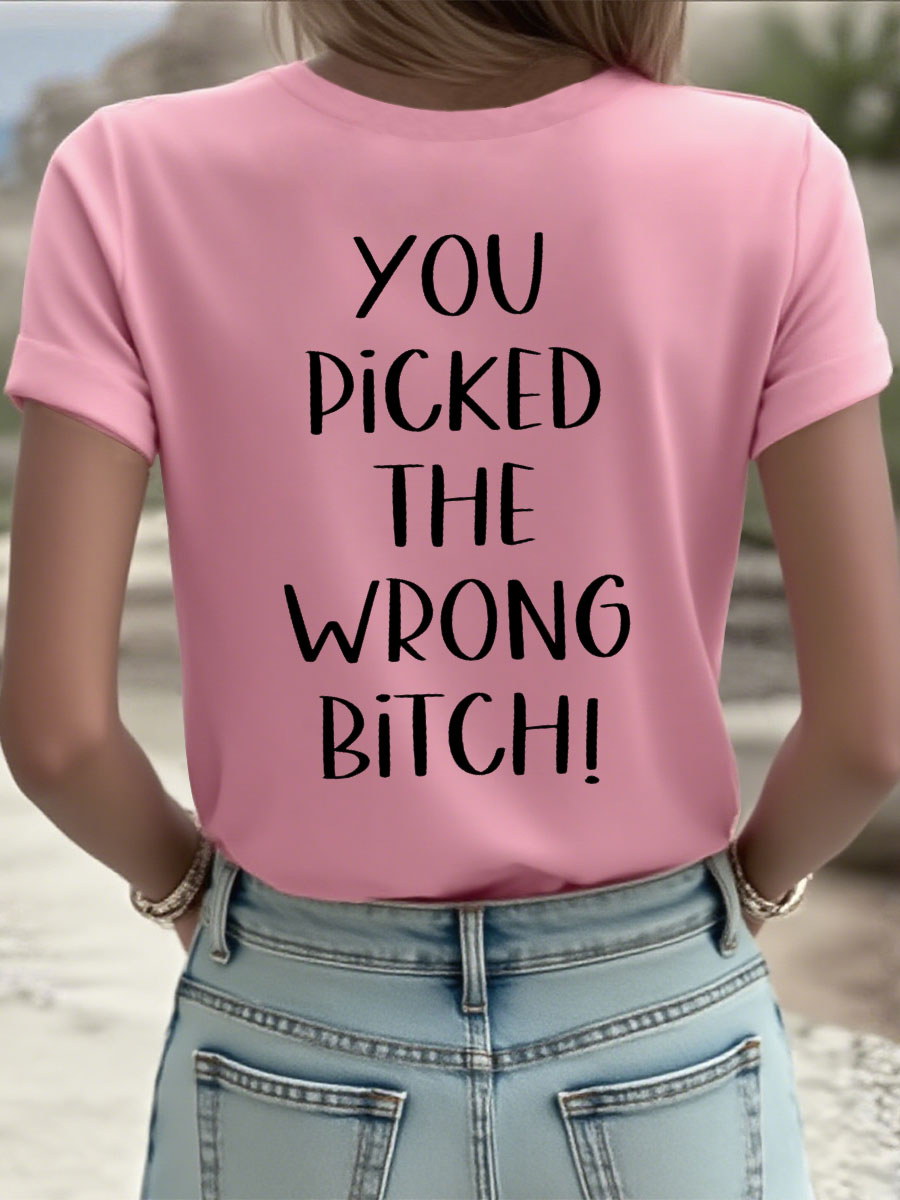 Frauen Lieber Krebs, du hast die falsche Schlampe T-Shirts ausgewählt