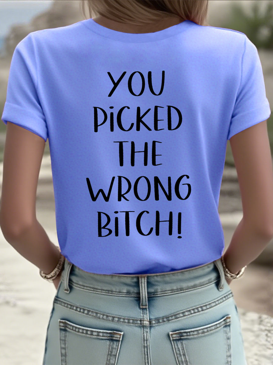 Frauen Lieber Krebs, du hast die falsche Schlampe T-Shirts ausgewählt