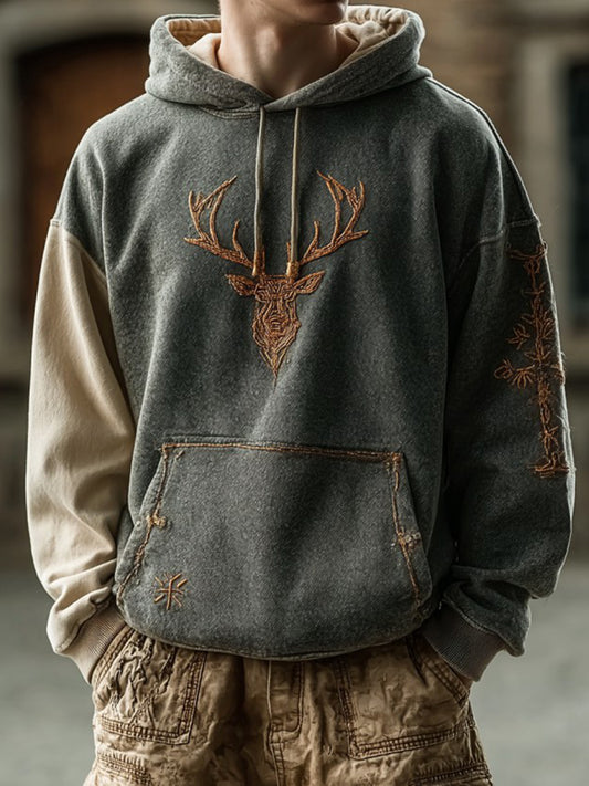Männer Western Elk Hoodie
