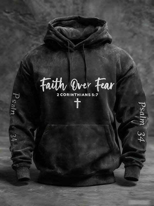 Der Glaube der Männer über die Angst Hoodie