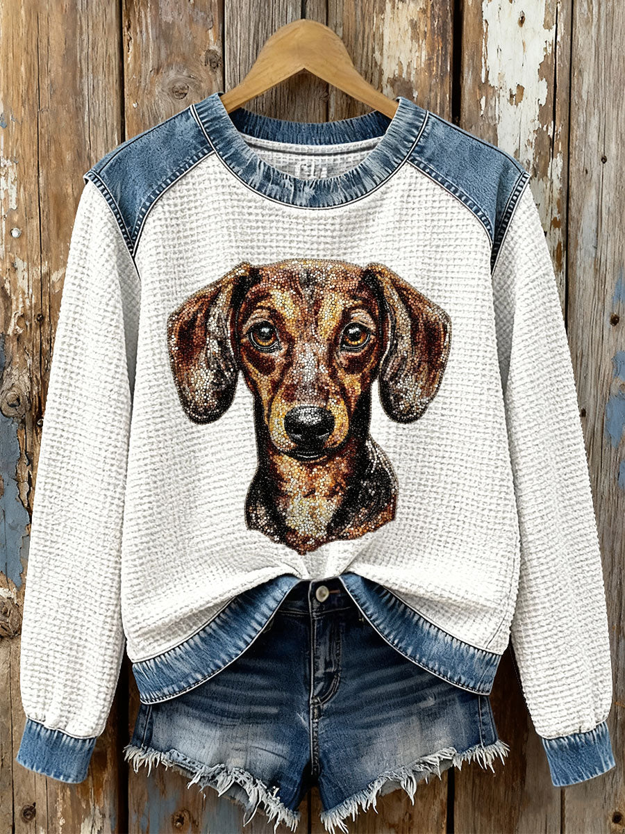 Frauen Wurst Hund Waffel Sweatshirts