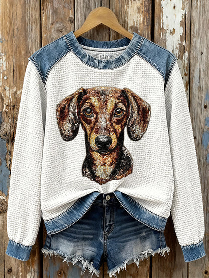 Frauen Wurst Hund Waffel Sweatshirts