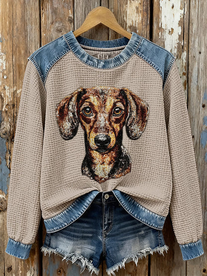 Frauen Wurst Hund Waffel Sweatshirts