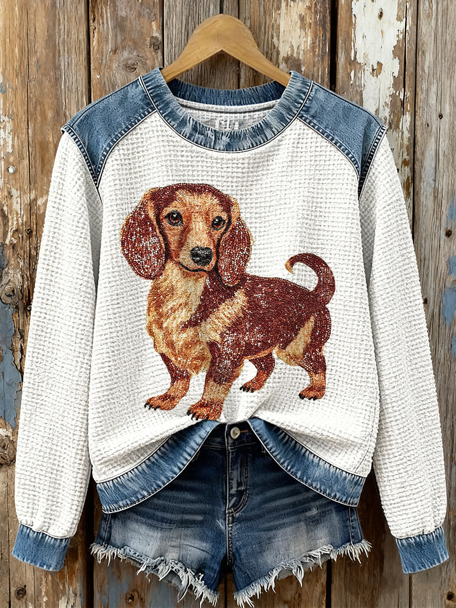 Frauen Wurst Hund Waffel Sweatshirts