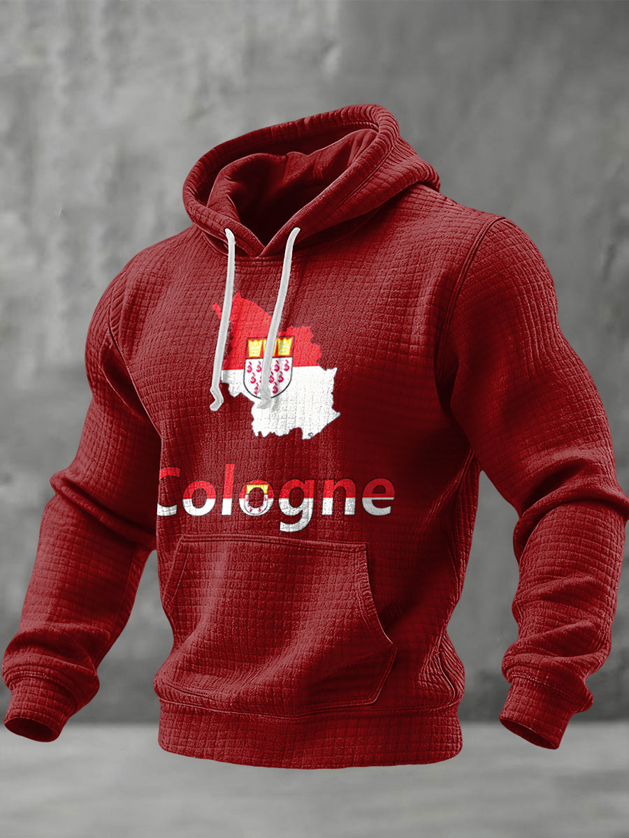 Männer Deutschland Köln Print Hoodie