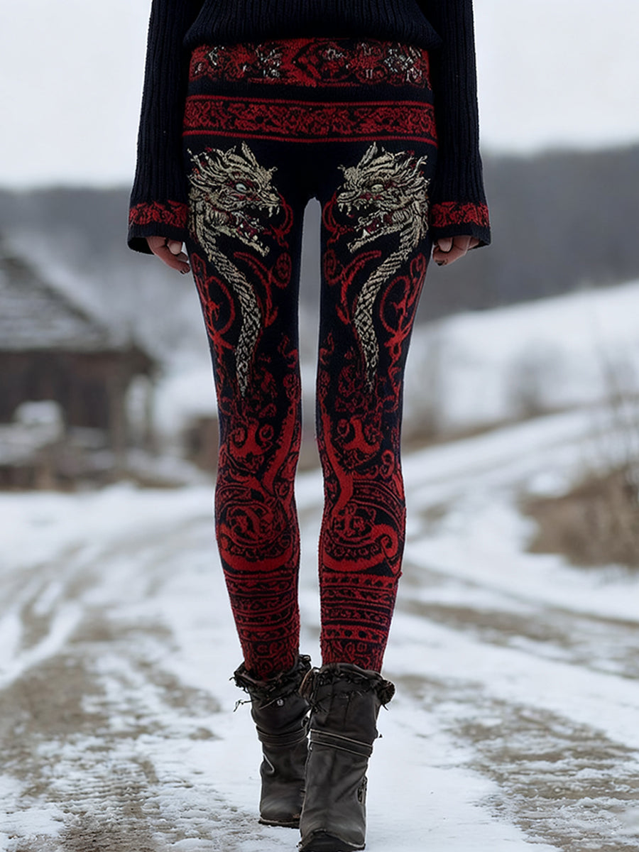 Damen Leggings im Viking-Stil