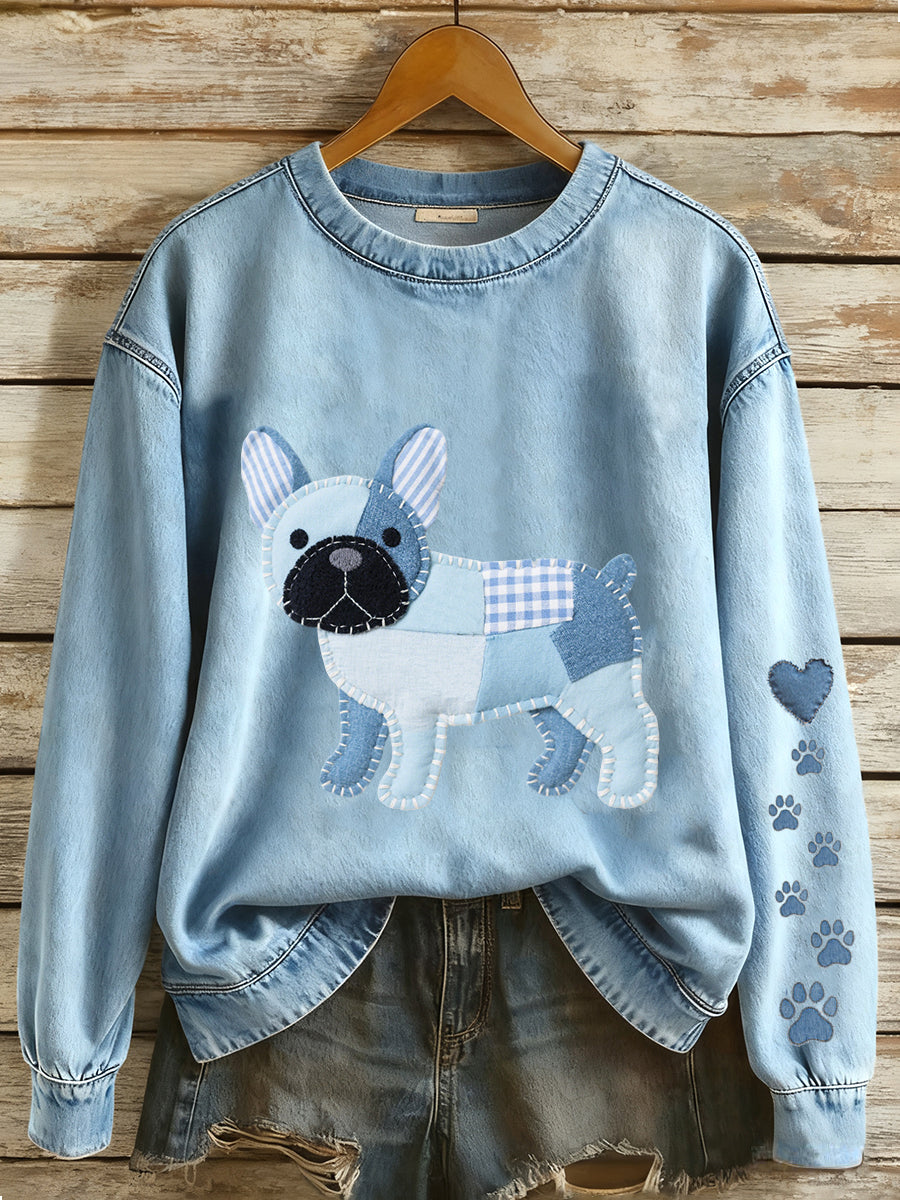 Damen-Hunde-Sweatshirt