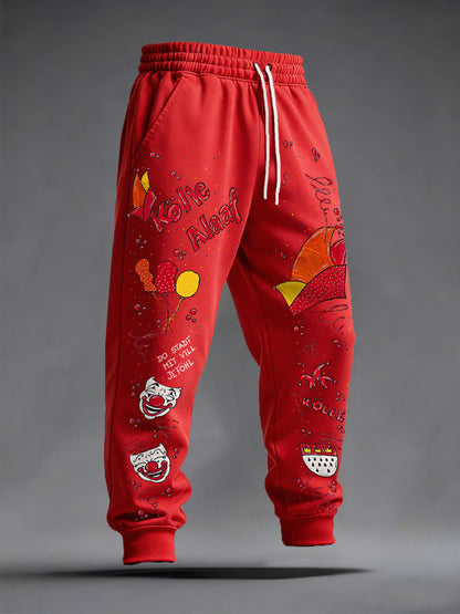 Kölle Alaaf Cologne Carnival Clown Print Freizeit hosen für Herren