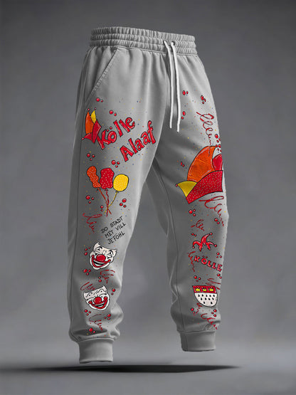 Kölle Alaaf Cologne Carnival Clown Print Freizeit hosen für Herren