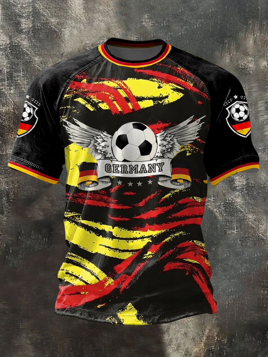 Männer Deutschland 2026 Fußball mannschaft Unterstützer Print T-Shirt