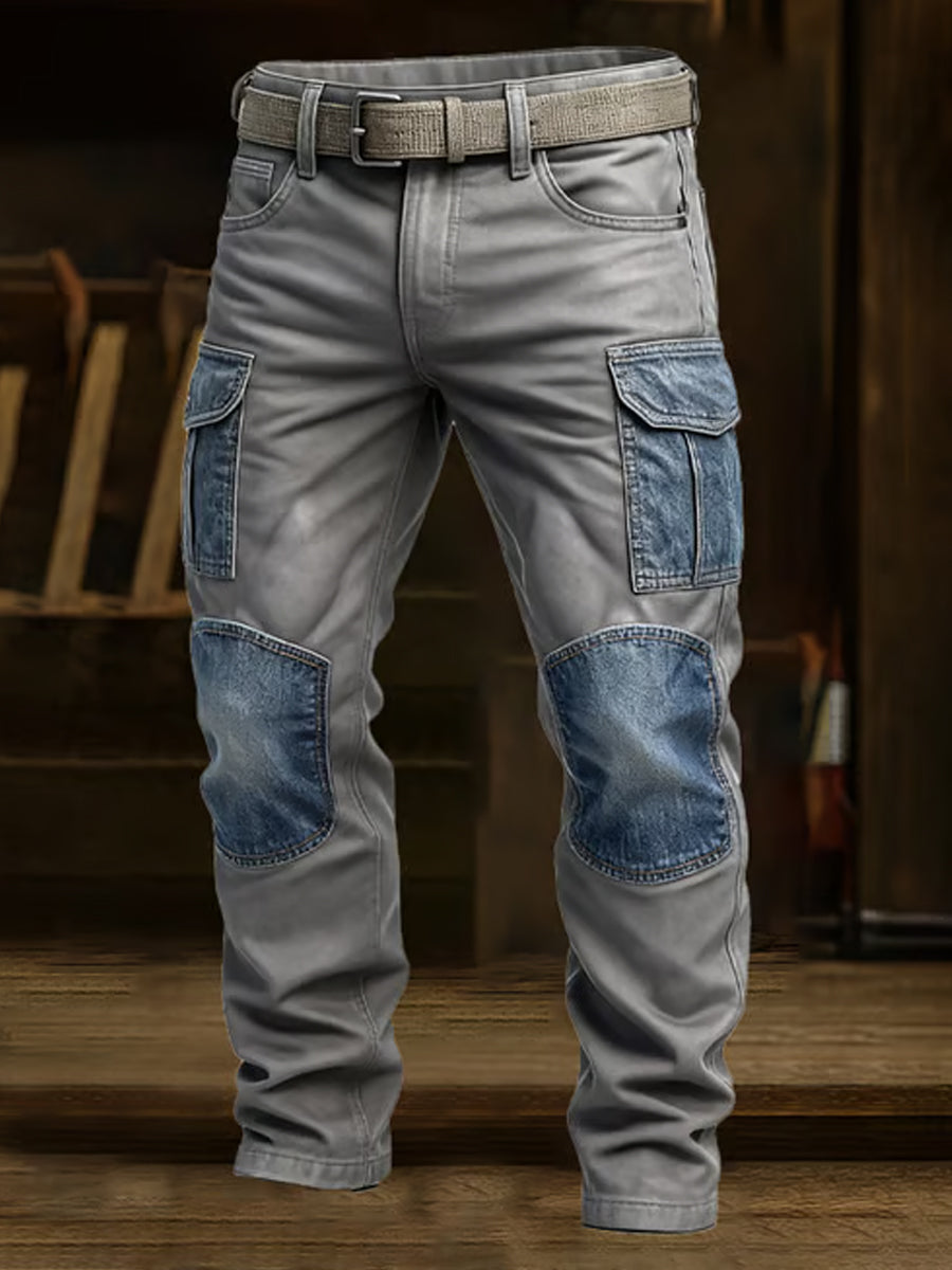 Herren Retro Business Style Freizeit hose