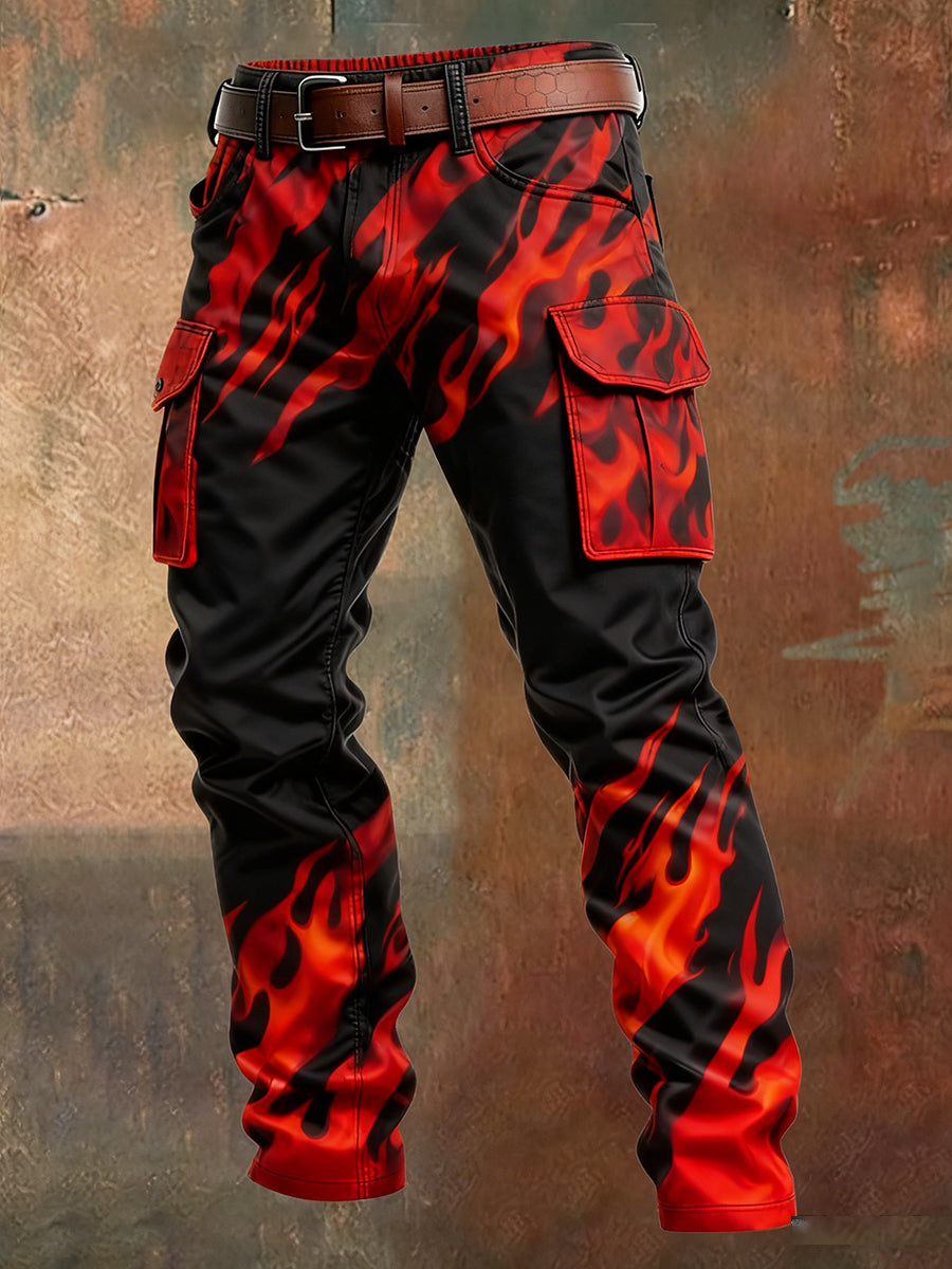 Herren Retro Business Style Freizeit hose