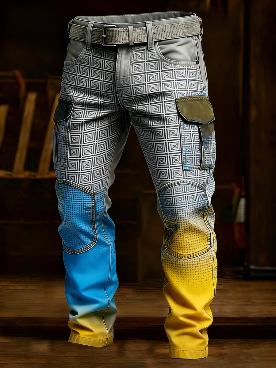 Herren Retro Business Style Freizeit hose
