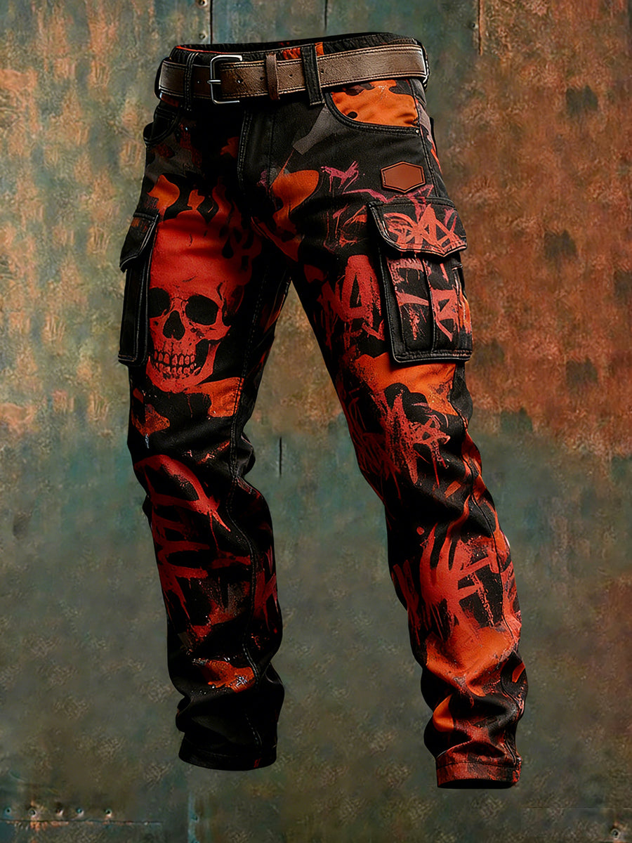Herren Retro Business Style Freizeit hose