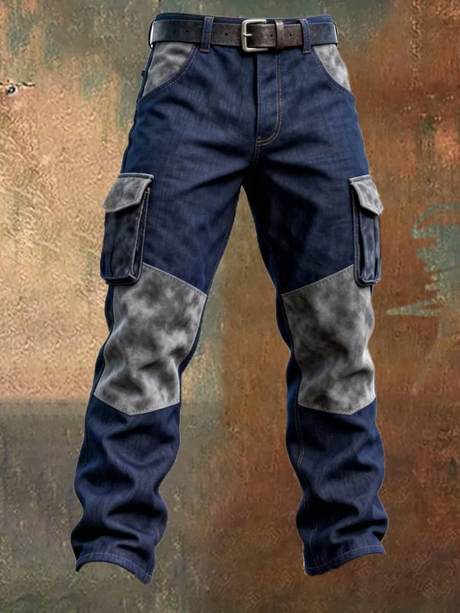 Herren Retro Business Style Freizeit hose
