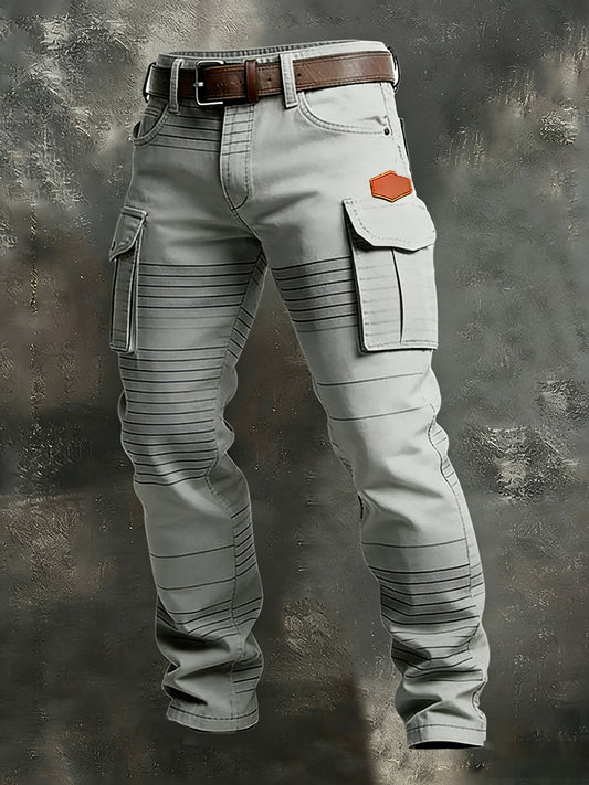 Herren Retro Business Style Freizeit hose