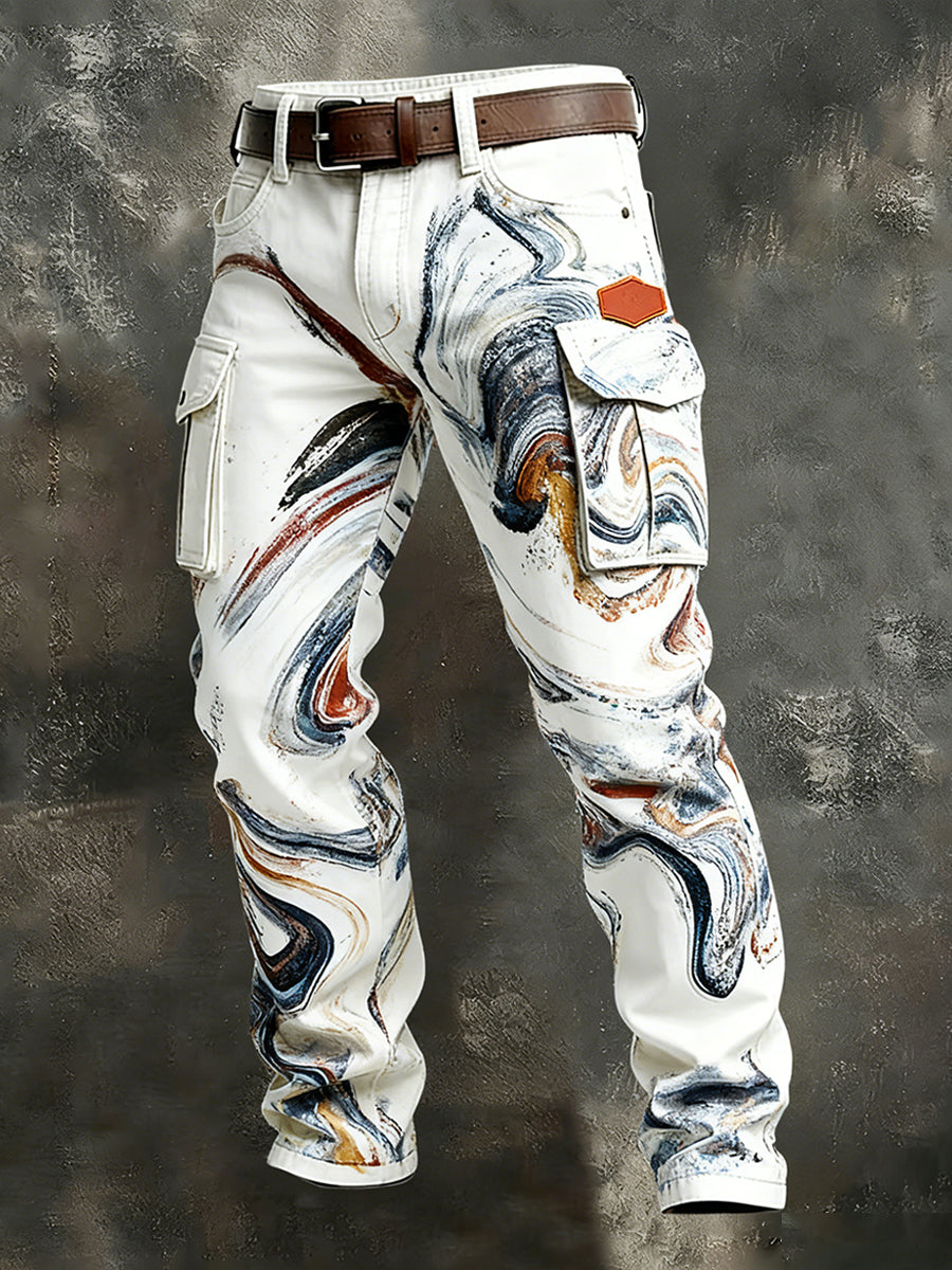 Herren Retro Business Style Freizeit hose