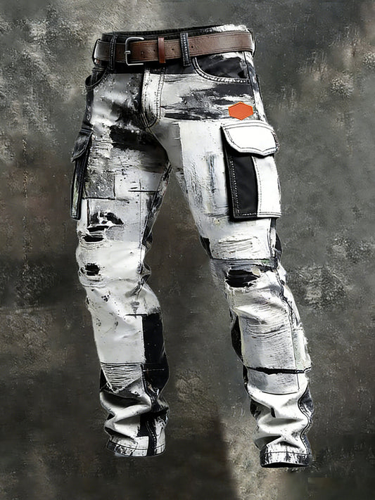 Herren Retro Business Style Freizeit hose