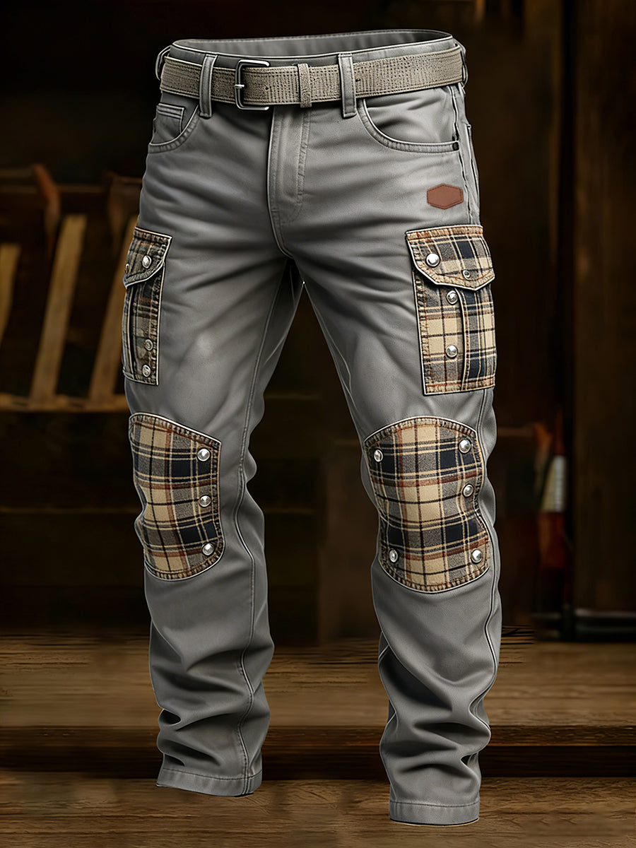 Herren Retro Business Style Freizeit hose