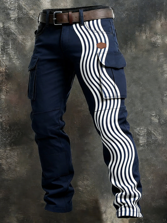 Herren Retro Business Style Freizeit hose