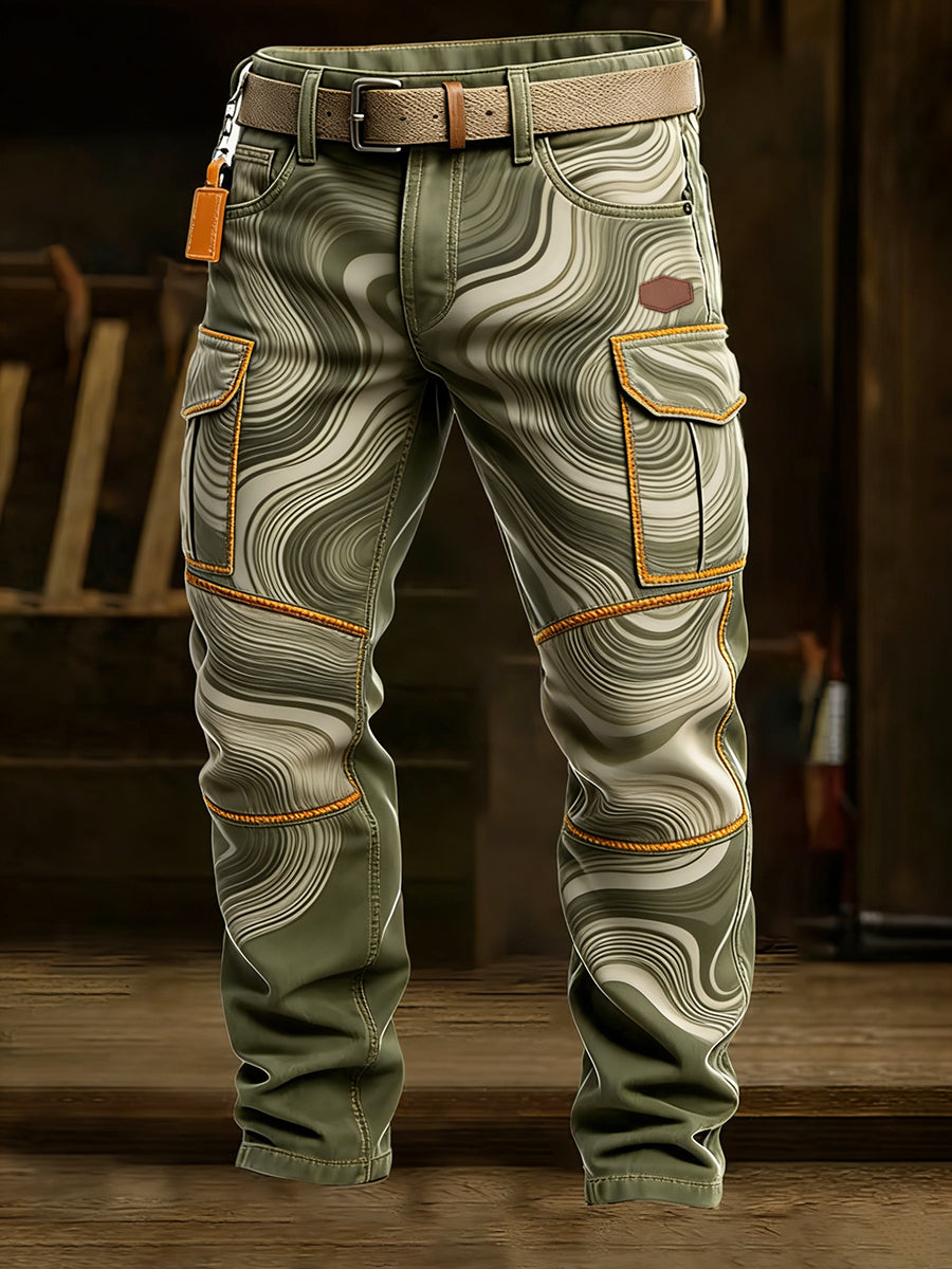 Herren Retro Business Style Freizeit hose