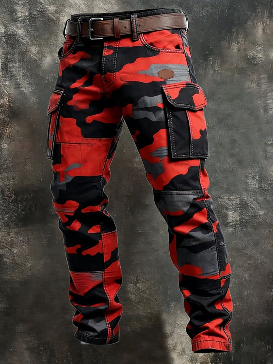 Herren Retro Business Style Freizeit hose