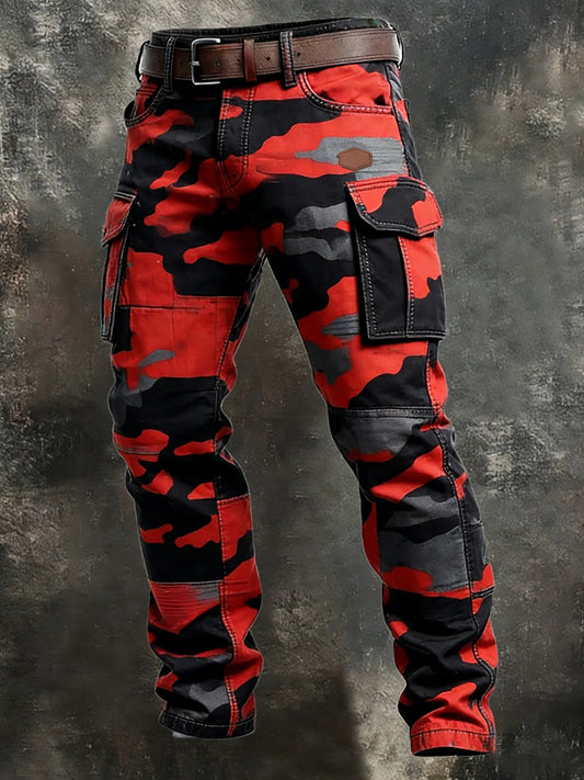 Herren Retro Business Style Freizeit hose